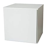 木製 キューブボックス ユニットラック [cubic キュービック ] 扉 タイプ ホワイト [組み合わせ 自由自在 36cm立方体 収納 棚 ラック] WEL-003W