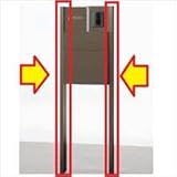 TOEX LIXIL　ウィルモダン　両柱セット　センターブロック上用　【リクシル】　【機能門柱　機能ポール】 　ナチュラルシルバーF