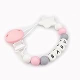 Mamimami Home シリコーン製　おもちゃホルダー 噛がため　おしゃぶりクリップ　お祝い ベビーギフト 1個「BPAフリー」[FDA認可済]