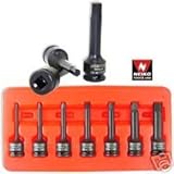 7pc 3/8 Dr Allen Hex Driver Impact Socket Set ( Sae) by Blue monkey shop
