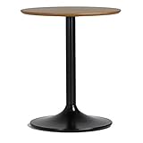 arne カフェテーブル 丸型 突板 木製 ダイニングテーブル 食卓机 2人 UT-600D ウォールナット