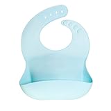 山の奥 赤ちゃん エプロン 赤ちゃん スタイビブ 食事用 よだれかけ 赤ちゃんビブ 漏れ防止大きいポケット付き ソフトスタイ ベビー 防水 食事エプロン 水洗い可 シリコン 男の子 女の子 キッズ サ