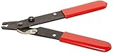 Xcelite 103SNV Industrial Wire Stripper with Red Plastic-Coated Cushion Grip Handle, 5-1/4" Length, 
