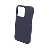 オウルテック iPhone 13 Pro用 ケースをオシャレに持ち歩く PUレザー 背面型ケース HYBRID COVER ネイビー OWL-CVID6118P-NV