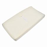 American Baby Company Heavenly Soft Chenille Fitted Contoured Changing Pad Cover,Ecru by American Ba