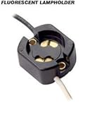 Leviton 396 Fluorescent Lampholder Starter Base With Two 9-Inch Leads, Free Ends Stripped 3/4-Inch [