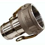 アボットゴムQC-200-DCタイプC 2カムロック女性カムは、ホースシャンクをxは