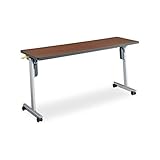 コクヨ(KOKUYO) ミーティングテーブル フォールディングテーブル LISMA(リスマ) W1500×D450×H720mm KT-1102 ブラウン