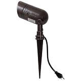 Hubbell SPLED2Z 350 Lumens Led Bulb Included Weatherproof Portable Spike Light, Bronze [並行輸入品]