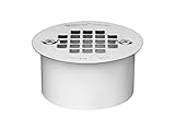 Oatey 43563 PVC Snap-In Drain with 3-1/2-Inch Stainless Steel Strainer, 3-Inch by Oatey