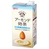 グリコ乳業 アーモンド効果 砂糖不使用 1000ml紙パック×6本入×(2ケース)