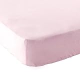 Luvable Friends Fitted Portable Crib Sheet, Pink by Luvable Friends [並行輸入品]