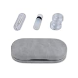 メガネとコンタクトケース 2 で 1 キット耐久性デイリーコンタクトレンズケース旅行屋外日常使用