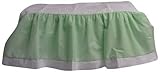 Baby Doll Bedding Regal nuetral Dust Ruffle/Crib Skirt, Mint