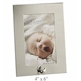 Bambino Baby Christening Gifts. Silverplated Photo Frame with Pram 4x6 by Juliana