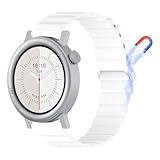 [CeiBand] バンド CMF by Nothing Watch 3 Pro/CMF by Nothing Watch Pro 2 対応 交換バンド マグネット式 替えベルト スポーツストラップ シリコン製 磁気付き 柔らかい cmf by nothing watch pro 3/pro 2 用 (ホワイト)
