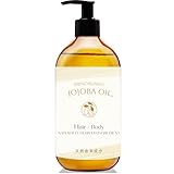 [CONYCONY] ゴールデンホホバオイル 300mL 天然100% マッサージオイル ボディオイル 保湿 大容量 無添加 無香料 マッサージ ボタニカル ボディ用 ヘア用