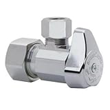 Brasscraft G2CR19X C 1/2 Nom. by 3/8 OD Angle Stop Lead-Free, Chrome by BrassCraft