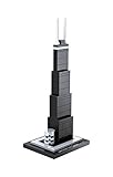 MICRO-BRICKLAND John Hancock Center Building Bricks Toy Sets for Kids Teens Construction Toy Buildin