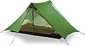 3F UL GEAR LanShan 2 プロテント 2人用 アウトドア 超軽量 キャンプテント 3シーズン プロフェッショナル 20D ナイロン 両面シリコンテント (グリーン、3シーズン)