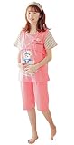 夏の薄い袖の短い袖の妊婦のパジャマの月子服の授乳服の綿の妊婦のパジャマは外出して乳衣の短袖のショートパンツのスーツのスーツに大きいコードを与えます (スイカレッド, L)