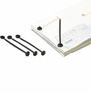 (まとめ) ライオン事務器 ポリファスナー補充用ヘッド PF-HE 1パック(50個) 〔×30セット〕(代引不可) まとめ）ライオン事務器 ポリファスナー補充用ヘッド PF-HE 1パック(50