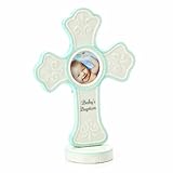 Nat and Jules Baby's Baptism Cross Frame, Blue by Nat and Jules [並行輸入品]