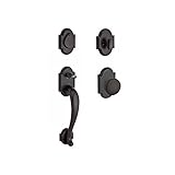 Baldwin FDADIXRUSRAR481 Reserve Full Dummy Handleset Adriondack x Rustic with Rustic Arch Rose, Dark