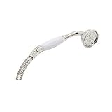 Rohl U.5387LS-PN Perrin and Rowe All Metal Handshower and 60-Inch Hose for Wall Outlet Installations