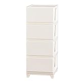 JEJ デコニー チェスト 4段 ホワイト DCN-4WH