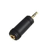 3.5mm ステレオミニジャック(メス) → 2.5mm ステレオ超ミニプラグ(オス) 変換プラグ 金メッキ PLG-N6105GD