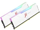 KingBank RGBデスクトップコンピュータメモリ RAM DDR4 16GB(2x8GB) 3200MHz 1.35V CL16 XMP2.0 オーバークロック ヒートシンク付き デスクトップコンピュータゲーム/オフィス/PS用