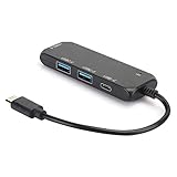USBハブアダプター、4ポートUSB-C-3 x USB 2.0 + 1 x TyPe-cハブスプリッター拡張データケーブルポートドックステーションコンバーターラップトップタブレットデスクトップPC用