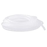 Merssavo 6-16Mブラックフレキシブルワイヤースパイラルラップスリーブバンドチューブケーブルプロテクター6-12mm