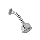 Isenberg 200.6120CP Universal Fixtures Single Function ABS Shower Head With Arm, 200.6120, Polished 