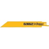 DEWALT DW4846 8-Inch 10/14 TPI Straight Back Bi-Metal Reciprocating Saw Blade (5-Pack) [並行輸入品]