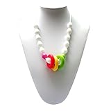 Adelily Nontoxic Nursing & Teething Necklace: Candy-colored Beads by adelily.com