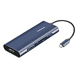 CABLETIME USB Type C ハブ 7in1 プレミアム USB-Cハブ [4K HDMIポート/PD充電ポート/TF&SDカー