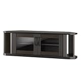 コーナー対応テレビボード TIA-1000AV-DB ダークブラウン 1000x290x339mm