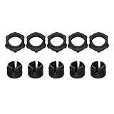 SELECOCO 17mm ボールジョイント用 リングソケット ベースセット 5ペア カーマウントねじ式ヘッドブラケットホルダー (マウントベース)