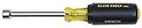 Klein Tools 630-5/16M 5/16-Inch Magnetic Tip Nut Driver with 3-Inch Hollow Shank [並行輸入品]