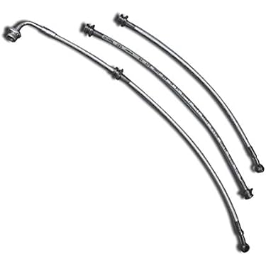 レガシィ B4 (BE5 BH5)用 ステンメッシュブレーキライン 6本セット レガシィ B4 (BE5 BH5)用 ステンメッシュブレーキライン 6本