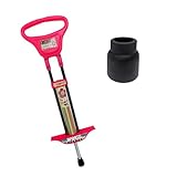 【セット商品】ラングスジャパン(RANGS) バランスホッピング フラワーピンク＆ゴムキャップセット 5歳以上 耐荷重40kg