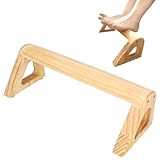 MEUMOTTO フットレスト 木製【素足で踏みたくなる気持ちよさ】デスク下 足置き 足置き台 デスクワーク テレワーク用 足台 足枕 青竹踏み