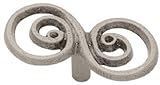 Brainerd #69235 2-1/2" Pweter S Swirl Knob Brainerd [並行輸入品]