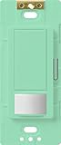 Lutron Maestro Motion Sensor switch, no neutral required, 250 Watts Single-Pole, MS-OPS2-SG, Sea Gla