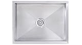 Just JZRS-1816 Single Bowl 16-Gauge T-304 Stainless Steel Zero Radius Commercial Grade Undermount Ki