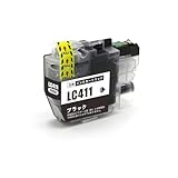 LC411BK互換インク ブラザー用 (ブラック) DCP-J928N-W/B DCP-J528N MFC-J905N DCP-J915N DCP-J1800N DCP-J926N-W/B DCP-J526N MFC-J904N MFC-J739DN/DWN MFC-J939DN/DWN DCP-J914N対応