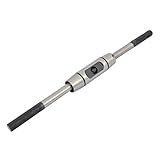 uxcell 調節可能　タップリーマー　ハンドルレンチツール　4mm-10mmスチール　230mm長さ