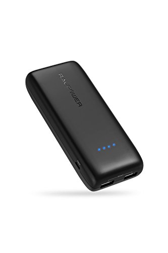 ポータブル充電器 RAVPower 12000mAh モバイルバッテリー ( 大容量 コンパクト 急速充電 ) iPhone / iPad / Android / ゲーム機 等対応(高性能のリチウムポリマー電池使用、iSmart2.0機能搭載) RP-PB061 黒